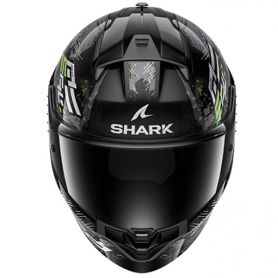 Shark Ridill 2 Molokai Black Silver Green £170.99 Full Face Helmets - SKU 210/HE1109E/KSG1 from RaceLeathers Motorcycle Clothing