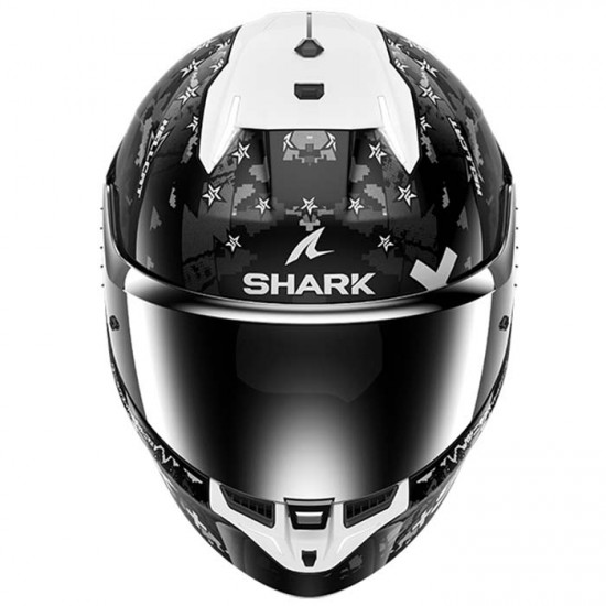 Shark Skwal I3 Hellcat Black White Anthracite + Free Chrome Visor £313.49 Full Face Helmets - SKU 210/HE0828E/KUS1 from RaceLeathers Motorcycle Clothing