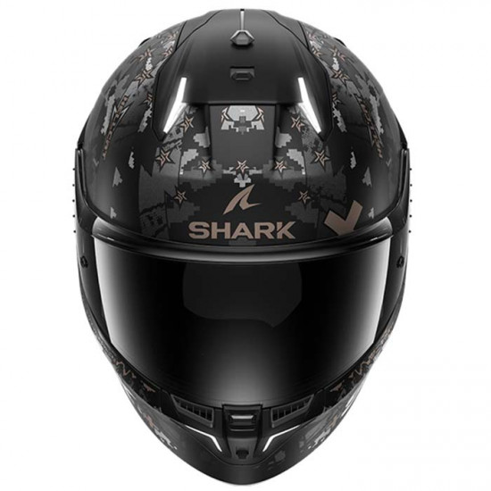 Shark Skwal I3 Hellcat Matt Black Chrome + Free Dark Visor £313.49 Full Face Helmets - SKU 210/HE0829E/KUA1 from RaceLeathers Motorcycle Clothing