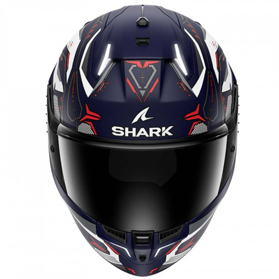 Shark Skwal i3 Linik Matt Black White Red Full Face Helmets - SKU 210/HE0823E/BWR1