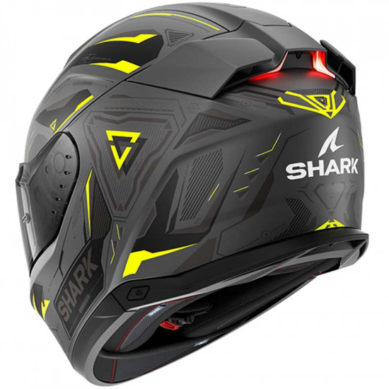 Shark Skwal i3 Linik Matt Grey Yellow Full Face Helmets - SKU 210/HE0823E/AYK1