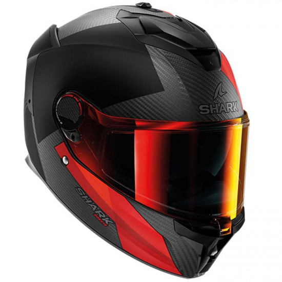 Shark Spartan GT Pro Dokhta Carbon Matt Orange Black Full Face Helmets - SKU 200/HE1307E/DOA1