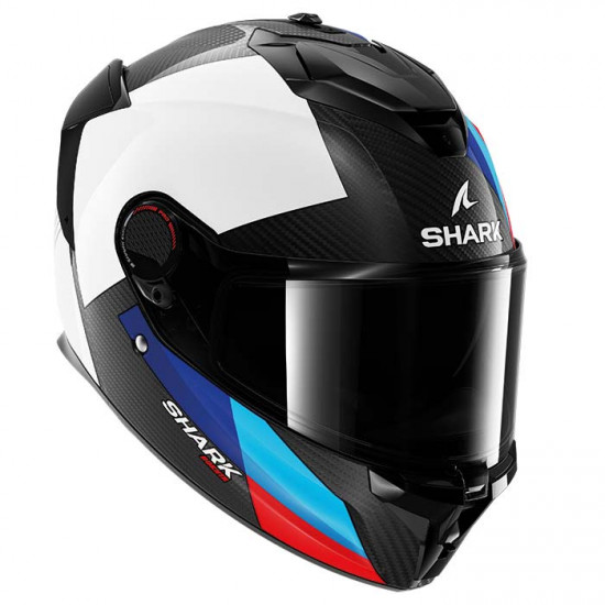 Shark Spartan GT Pro Dokhta Carbon White Blue Red