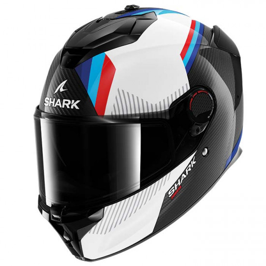 Shark Spartan GT Pro Dokhta Carbon White Blue Red