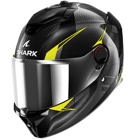 Shark Spartan GT Pro Kultram Carbon Black Yellow Full Face Helmets - SKU 200/HE1310E/DKY1