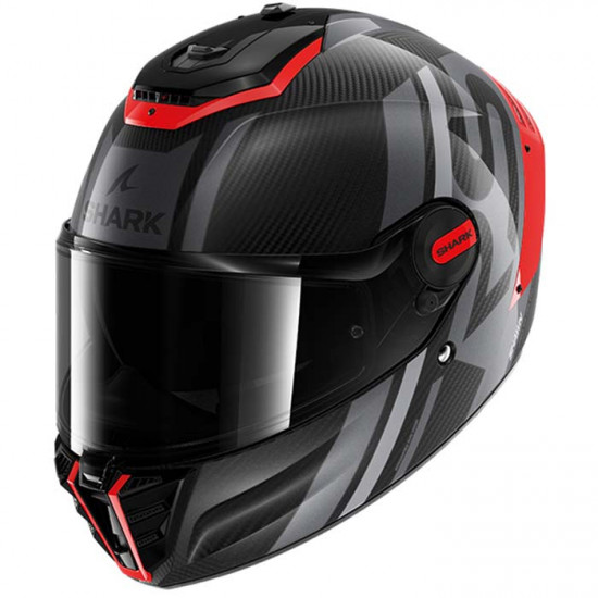 Shark Spartan RS Carbon Shawn Black Red Anthracite