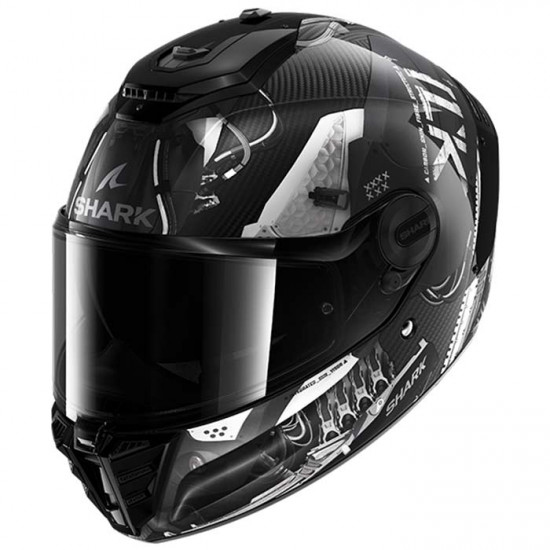 Shark Spartan RS Carbon Xbot Black Anthracite Silver
