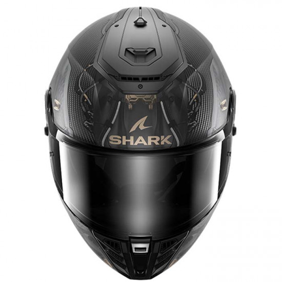 Shark Spartan RS Carbon Xbot Matt Black Anthracite Gold £409.99 Full Face Helmets - SKU 200/HE8158E/DAC1 from RaceLeathers Motorcycle Clothing