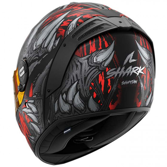 Shark Spartan RS Shaytan Matt Black Red Anthracite £303.99 Full Face Helmets - SKU 200/HE8115E/KRA1 from RaceLeathers Motorcycle Clothing
