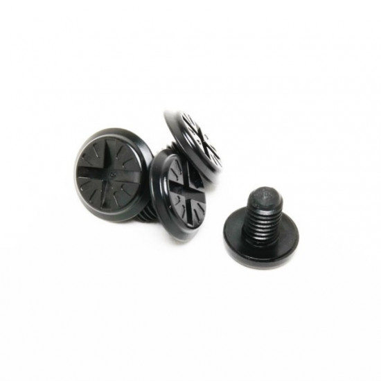 Shoei Base Plate QR Screw Kit Black Parts/Accessories - SKU 0217908