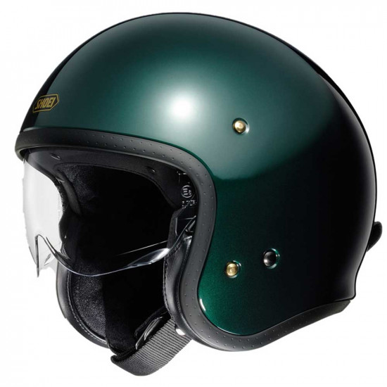 SHOEI J.O. BRITISH GREEN Open Face Helmets - SKU 0162679