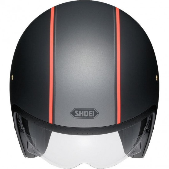 Shoei J.O. Carburettor TC8 Orange Open Face Helmets - SKU 0125421