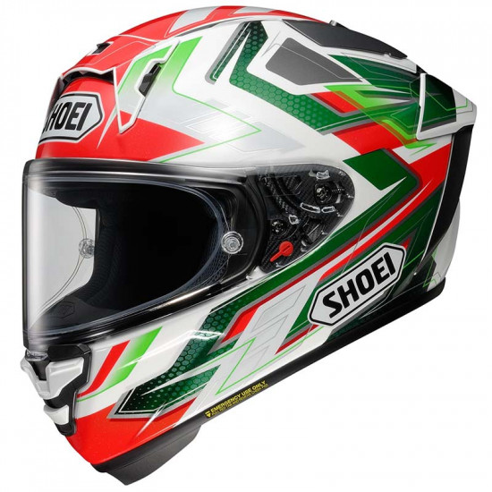 Shoei X-SPR Pro Escalate TC4 Green Full Face Helmets - SKU 0811102