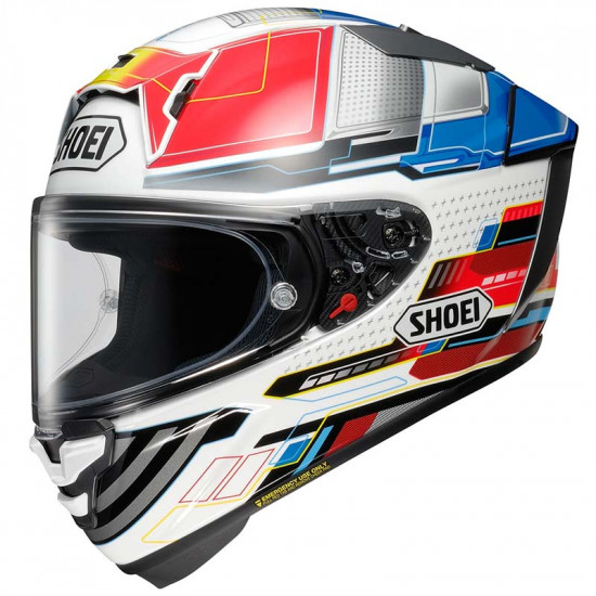 Shoei X-SPR Pro Proxy TC10 White Full Face Helmets - SKU 0813434