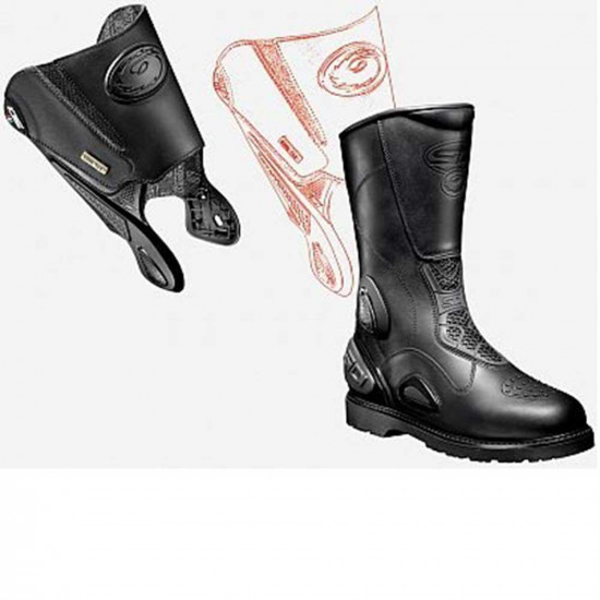 Sidi Armada Goretex Black Waterproof Motorcycle Boots