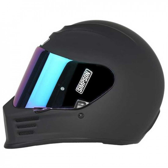 Simpson Speed Matt Black Full Face Helmets - SKU STFESPE1SOLMBK02