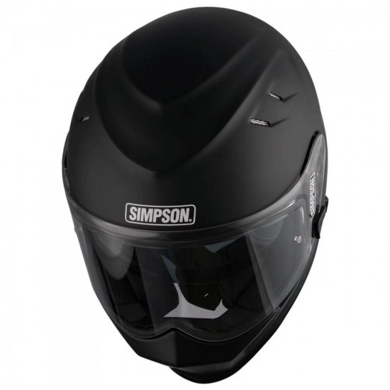 Simpson Venom Matt Black Full Face Helmets - SKU SV1091E05MSL