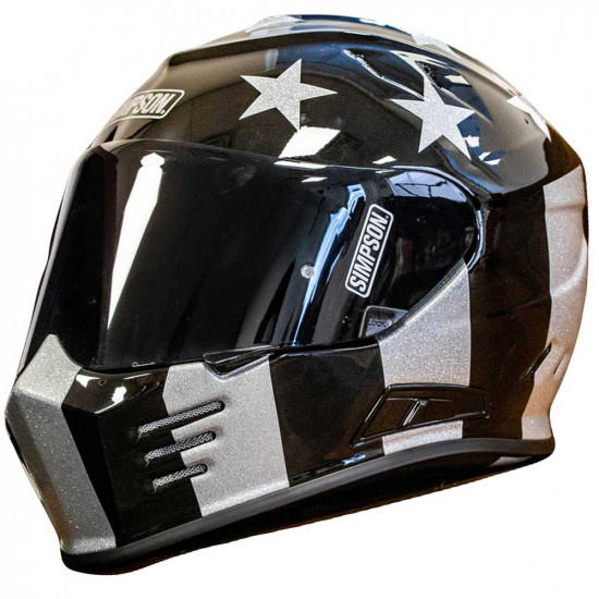 Simpson Venom Sting Rae Black Full Face Helmets - SKU S3FEP021STIRAE02