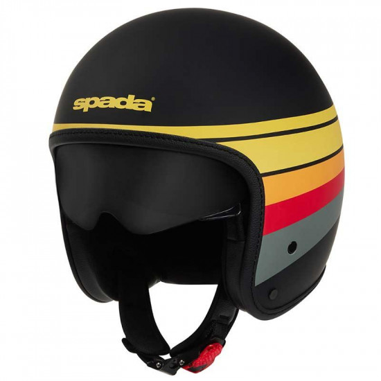 Spada Ace Ranger Matt Black Helmet Open Face Helmets - SKU 0826564