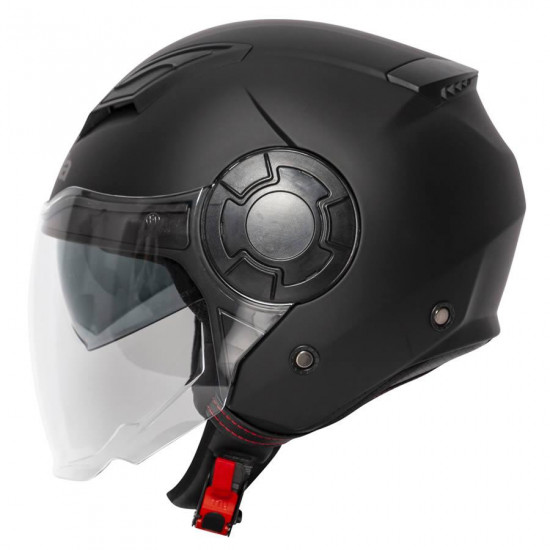 SPADA LYCAN MATT BLACK X-SMALL HELMET Open Face Helmets - SKU 0762237