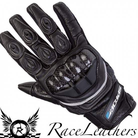 Spada MX Air Black Mens Motorcycle Gloves - SKU 0761186