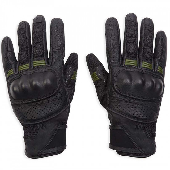 Spada Oxygen CE Wp Gloves Black Mens Motorcycle Gloves - SKU 0821415