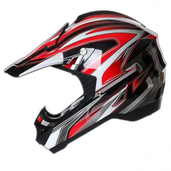 Stealth Helmet HD203 MX Red Edge