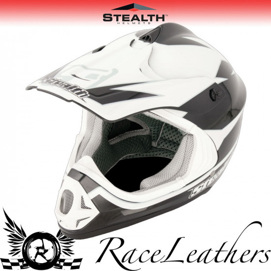 Stealth Helmet HD204 MX Stealth GP Replica Black Kids Helmets £39.99