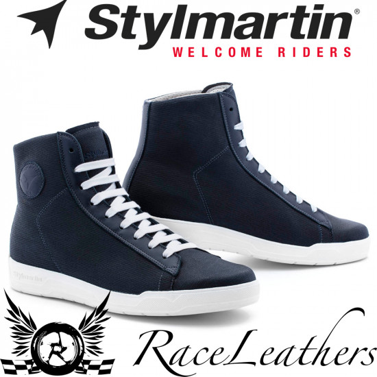 Stylmartin Grid Sneaker Blue Mens Motorcycle Touring Boots - SKU SM-SN-GRD-BLU-36