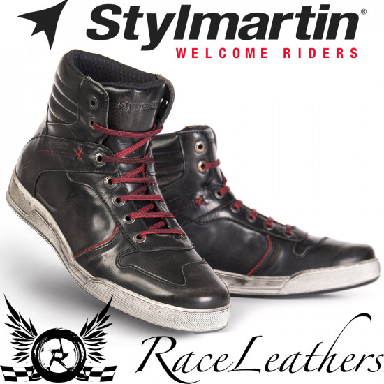 Stylmartin Iron WP Sneaker Black Mens Motorcycle Touring Boots - SKU SM-SN-IRN-BLK-36