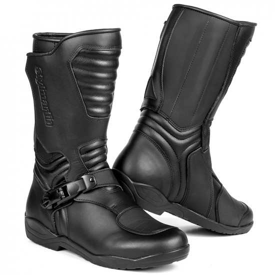Stylmartin Miles WP Touring Black Mens Motorcycle Touring Boots - SKU SM-TR-MLS-BLK-39
