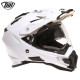 THH TX27 #0 Dual Sport Adult White Helmet