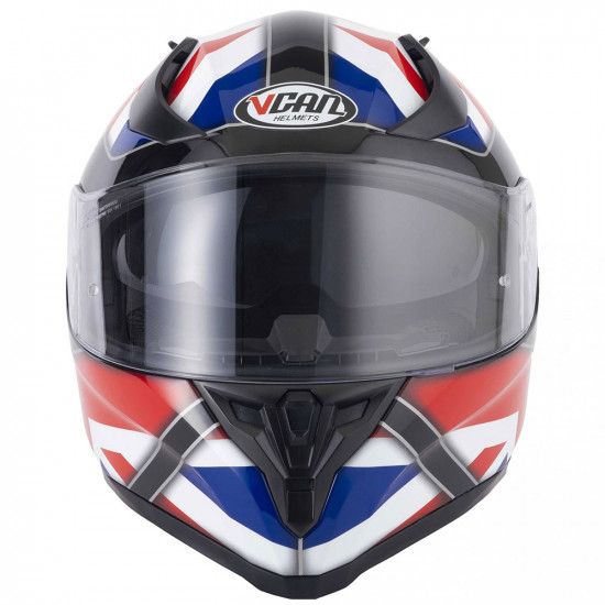 Vcan H128 Union Jack Helmet Full Face Helmets - SKU RLMWHOT067