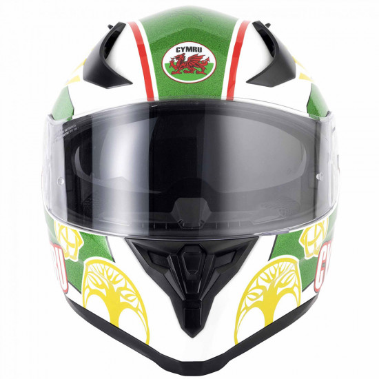 Vcan H128 Wales Helmet £109.99 Full Face Helmets - SKU RLMWHOT073 from RaceLeathers Motorcycle Clothing
