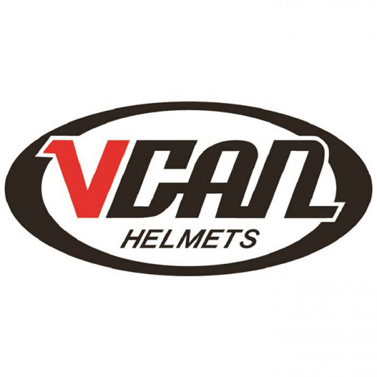 Vcan H151 Matt Black Full Face Helmets - SKU RLMWHOF001
