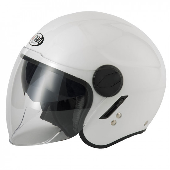 Vcan H595 White Helmet Open Face Helmets - SKU RLMWHFN011