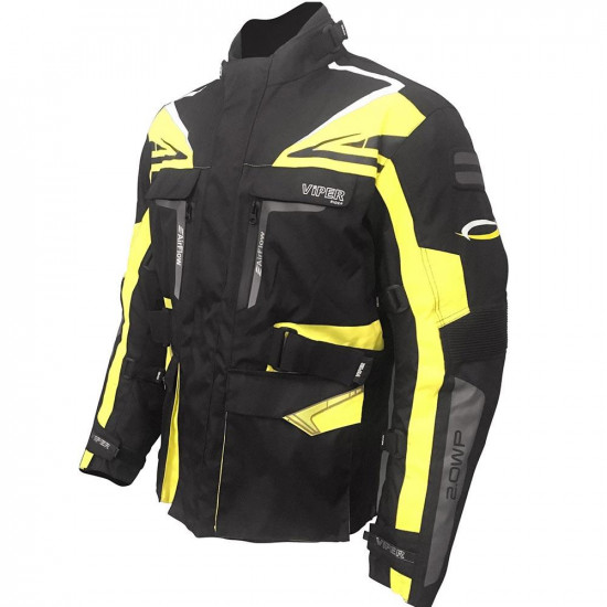 Viper Rider Python 5 CE Black Fluo Motorcycle Jacket
