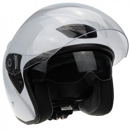 Viper RSV12 Autoroute White Motorcycle Helmet Open Face Helmets - SKU A023WhiteXS