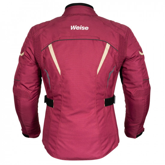 Weise Nashua Jacket Wine Ladies Motorcycle Jackets - SKU WJNAS3508