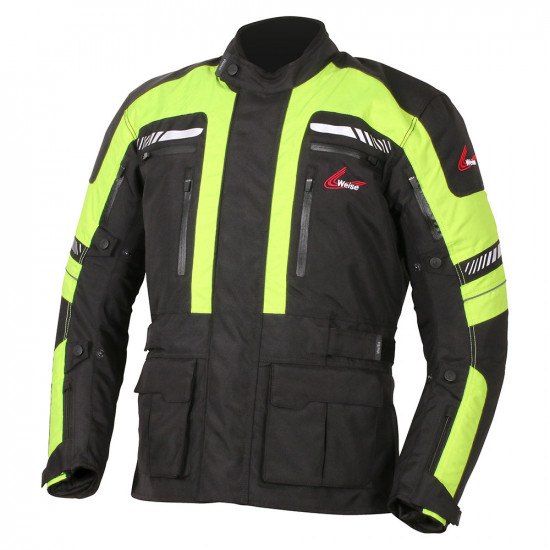 Weise Ottawa Jacket Black/Neon £169.99 Mens Motorcycle Jackets - SKU WJOTT922X from RaceLeathers Motorcycle Clothing