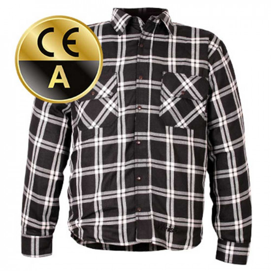 Weise Redwood Shirt Black White £139.99 Mens Motorcycle Jackets - SKU WSRED82SM from RaceLeathers Motorcycle Clothing