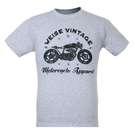 Weise Vintage T-Shirt Grey Casual Wear - SKU WTVIN112X
